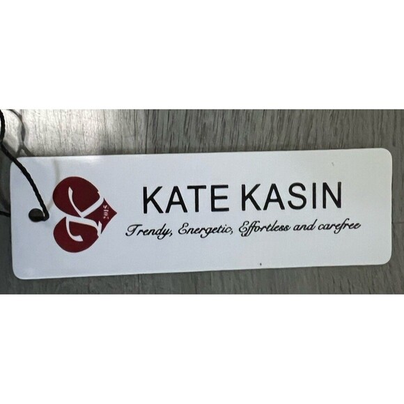 NWT, Kate Kasin Tankini Swimsuit Swim Dress Top in Black. Size S. - Picture 5 of 12